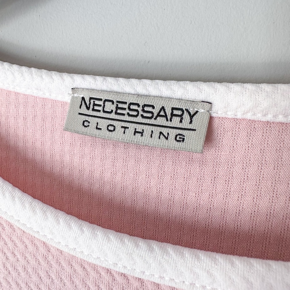 Necessary Clothing Pink Long Sleeve Crop Top - Picture 3 of 6